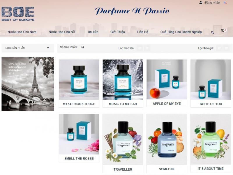 Nước hoa Pháp Paris Bleu