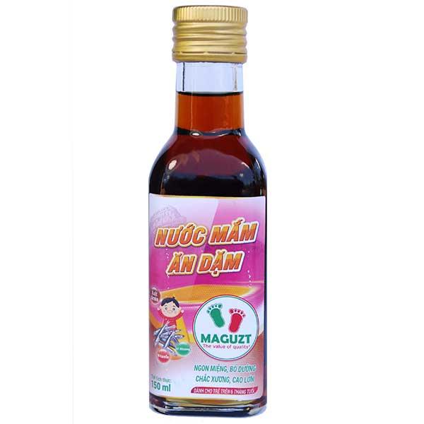 Nước mắm cho bé ăn dặm Maguzt cá cơm than 150ml
