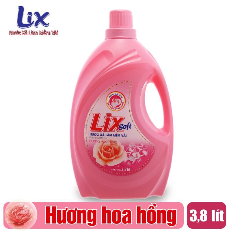 Nước xả vải Lixsoft hương hoa hồng