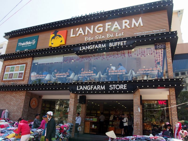 Quán buffet chay L’angfarm Đà Lạt