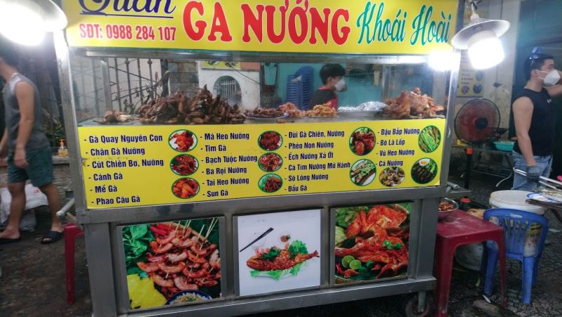 Quán Chân Gà Nướng Khoái Hoài
