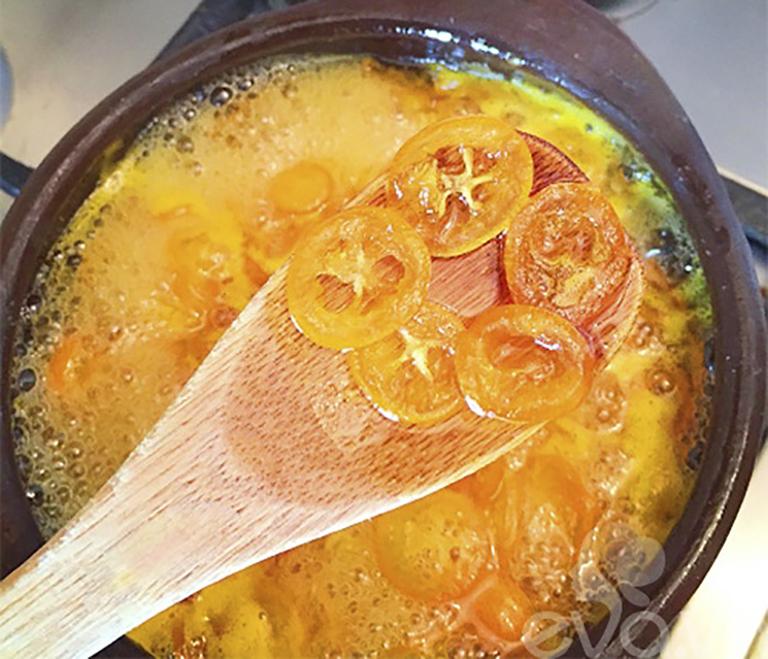 Quất hấp đường phèn, mật ong