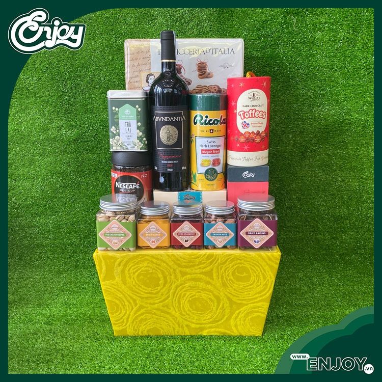 Enjoy.vn là website chuyên về bán sỉ, lẻ các sản phẩm giỏ quà tặng, hamper quà tặng cho các dịp lễ, Tết