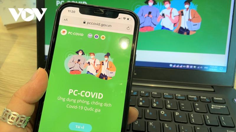 Ra mắt PC COVID - ứng dụng quốc gia phòng chống dịch COVID-19 (Ảnh: VOV)