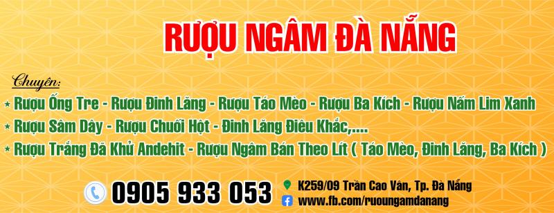 Rượu Sâm Đinh Lăng Đà Nẵng