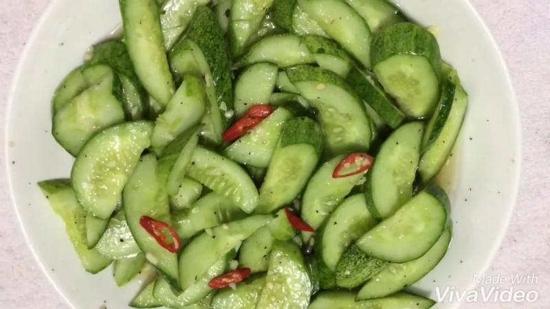 Salad dưa chuột muối