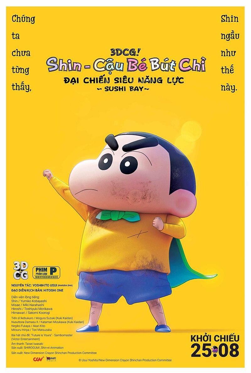 Shin Cậu Bé Bút Chì: Đại Chiến Siêu Năng Lực Sushi Bay