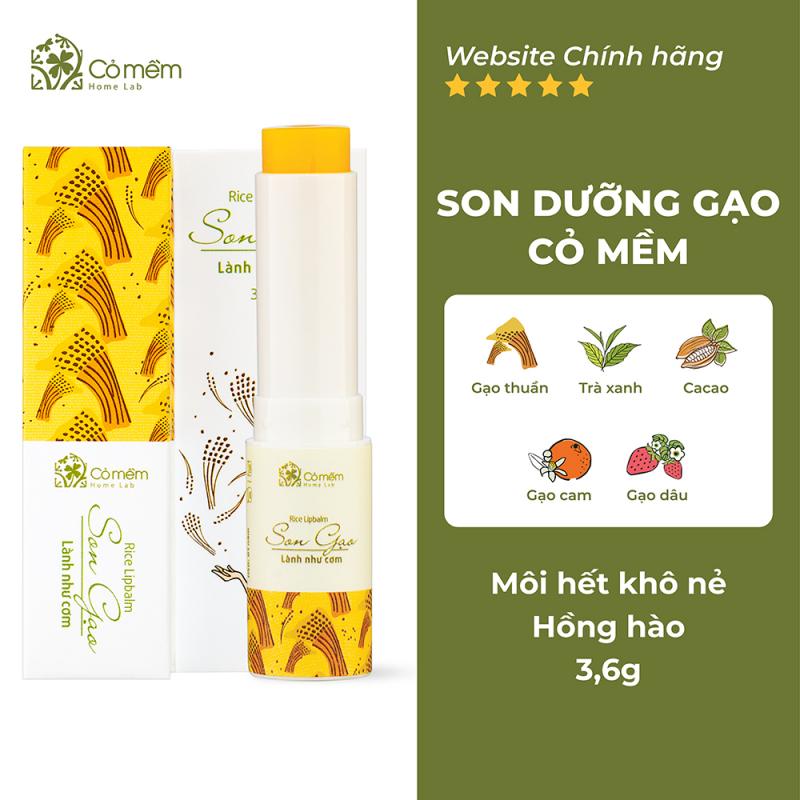 Son dưỡng môi gạo Cỏ Mềm