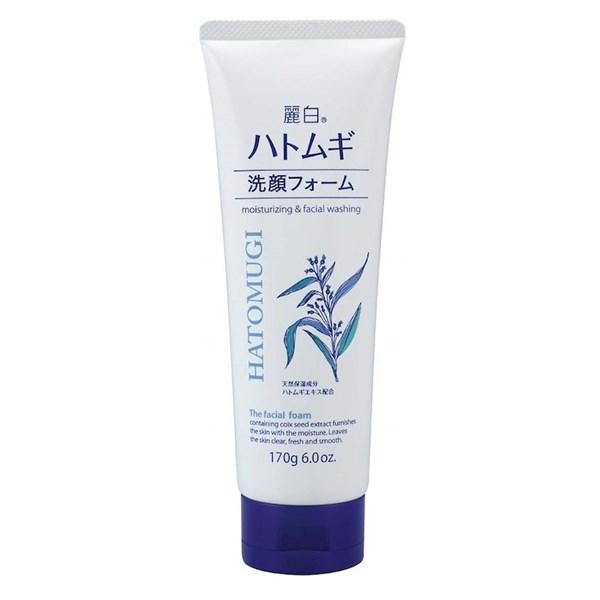 Sữa rửa mặt hạt ý dĩ dưỡng ẩm, làm trắng da Hatomugi Moisturizing & Facial Washing
