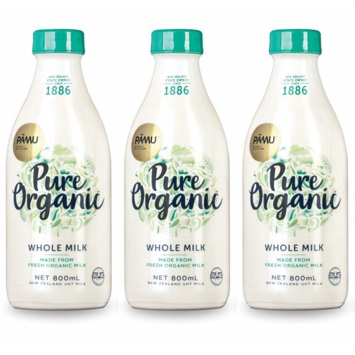 Sữa tươi nguyên chất tiệt trùng hữu cơ Pamu-Pure