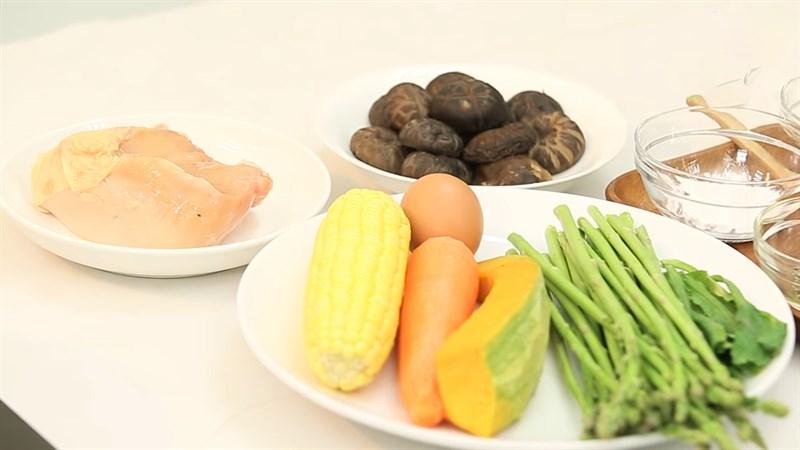 Súp gà măng tây