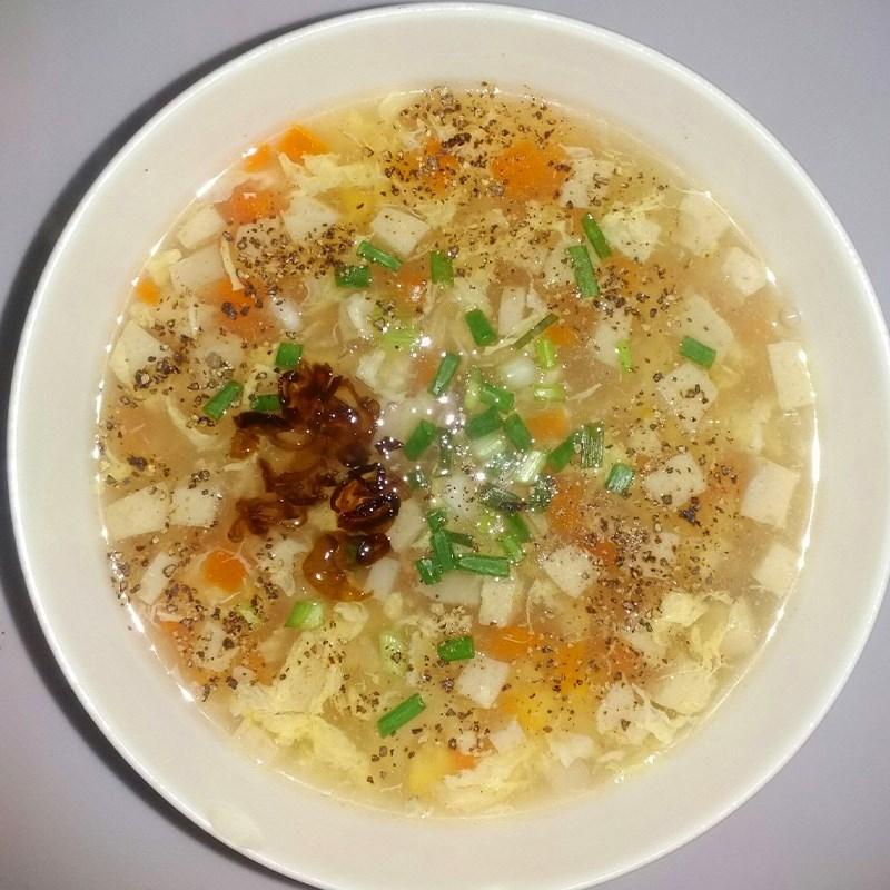 Súp gà và nấm hương