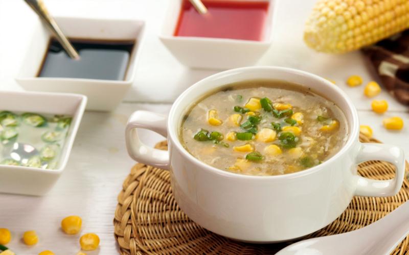 Súp ngô thịt gà