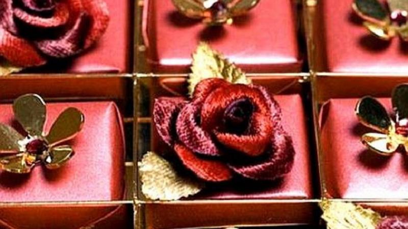 Swarovski-studded Chocolates