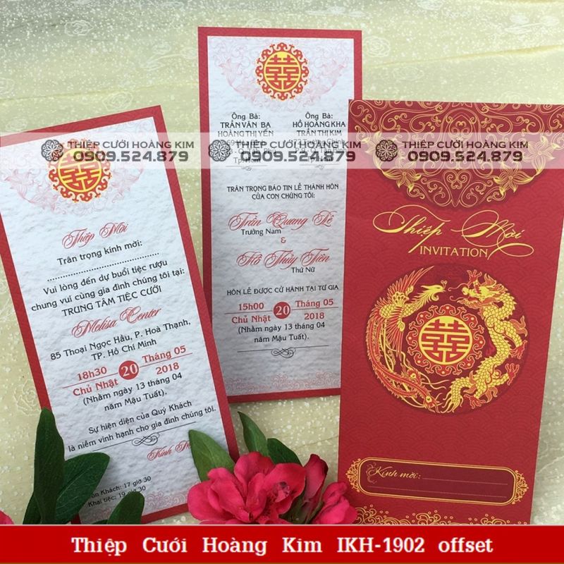 Thiệp Cưới Hoàng Kim