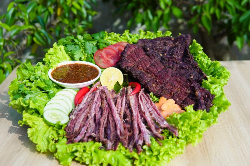 Thịt trâu khô