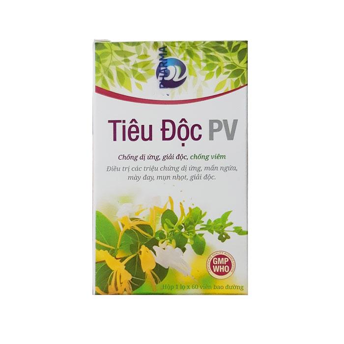 Thuốc trị nổi mề đay mẩn ngứa Tiêu độc PV
