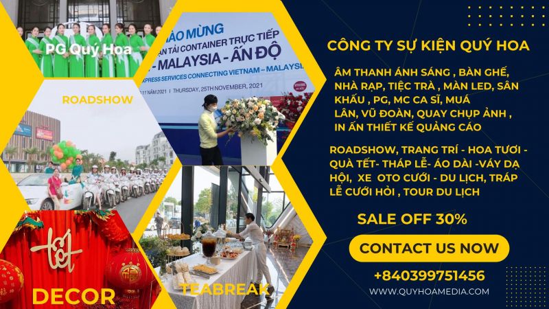 Tổ chức sự kiện Quý Hoa