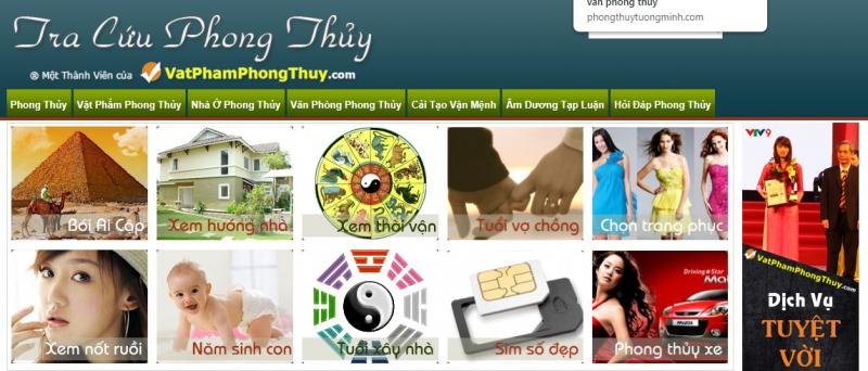 hình ảnh giao diện trên web