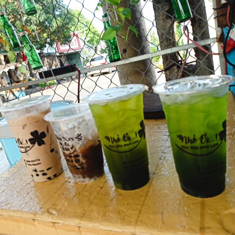 Trà sữa của quán đa dạng