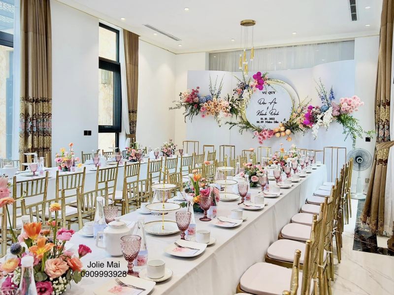 Trang trí dịch vụ cưới hỏi Jolie Mai
