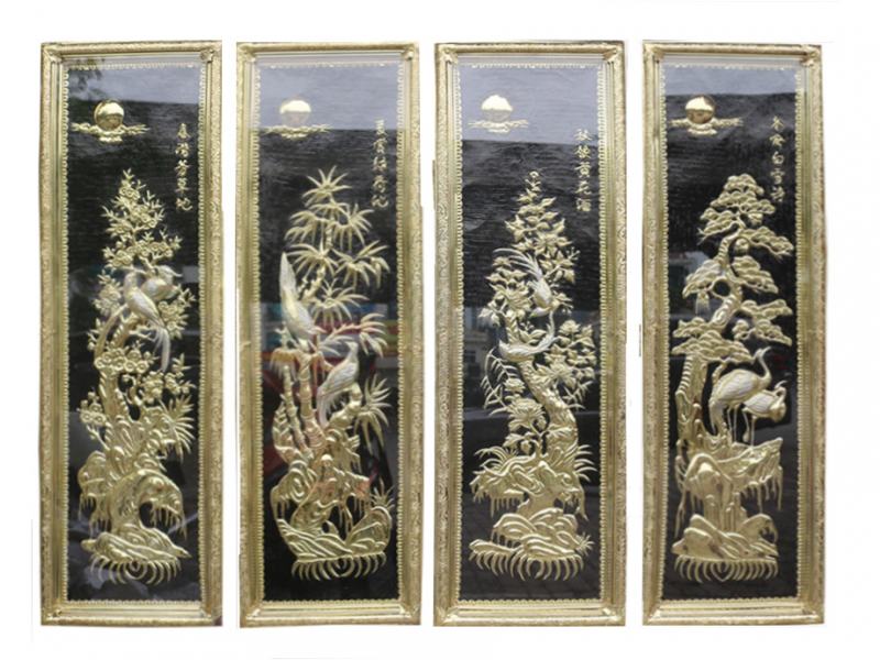 Tranh đồng tứ quý