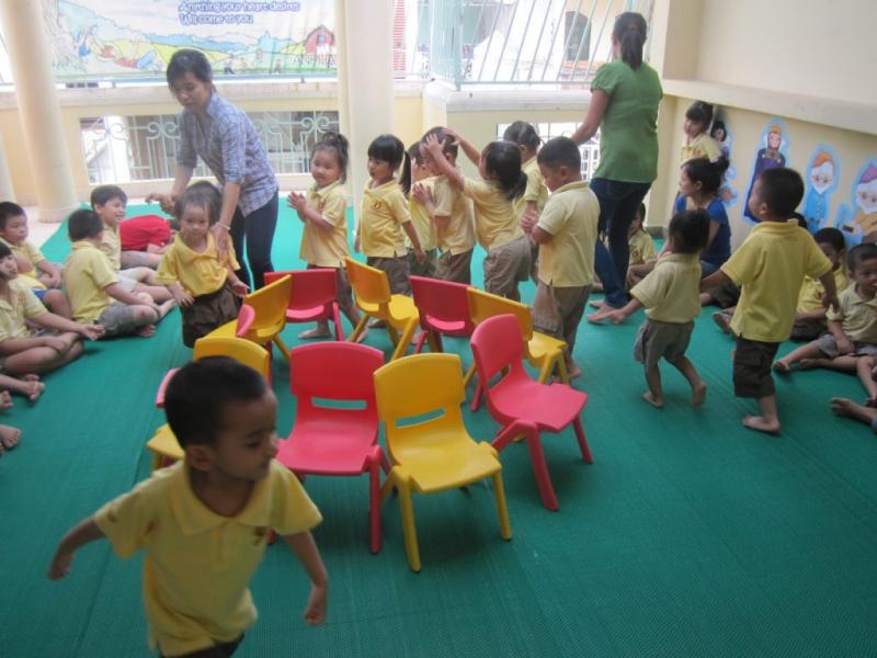 Trò chơi vận động: Ghế âm nhạc