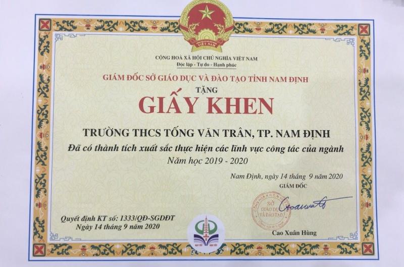 Trường THCS Tống Văn Trân