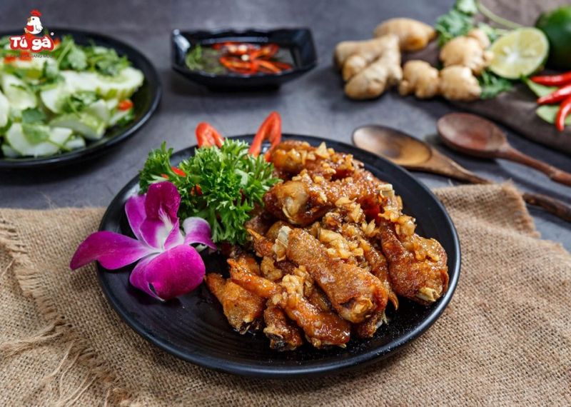 Chân Gà Rang Muối - Quán Tú Gà
