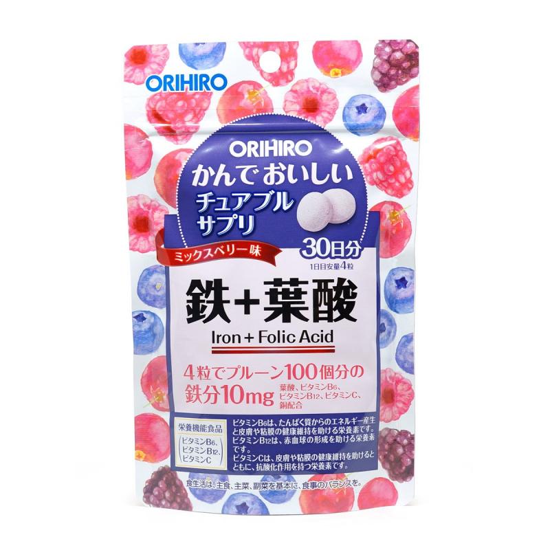 Viên bổ sung Sắt và Folic Acid Orihiro