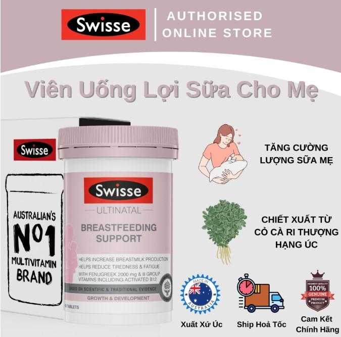 Viên uống lợi sữa sau khi sinh Swisse Ultinatal Breastfeeding Support