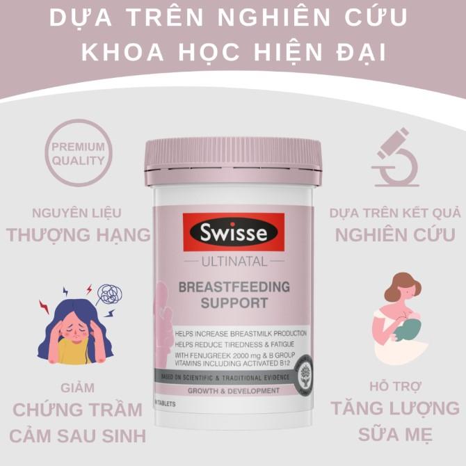 Viên uống lợi sữa sau khi sinh Swisse Ultinatal Breastfeeding Support