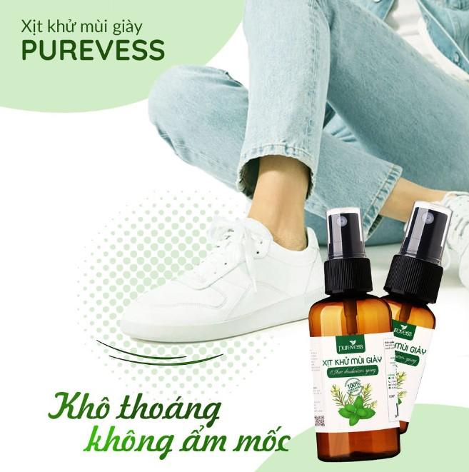Xịt khử mùi giày Purevess