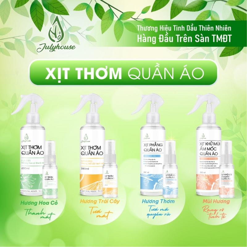 Xịt thơm quần áo JULYHOUSE