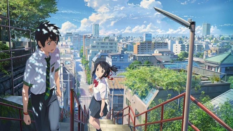 Taki- Mitsuha phiên bản hoạt hình